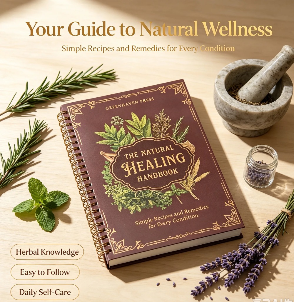 Herbal Wellness Book - The Natural Healing Handbook Natural Herbal
