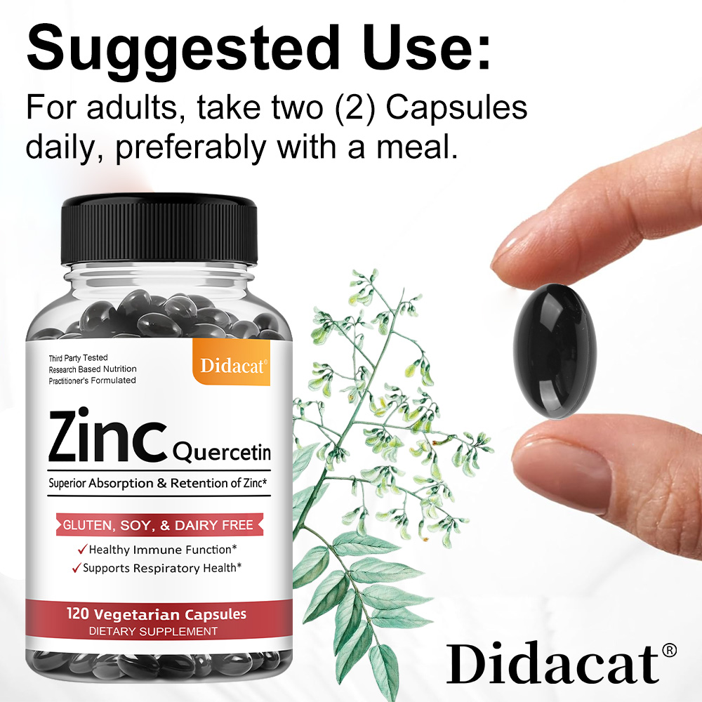 Quercetin & Zinc Vegetarian Ca - đánh giá và giá Wellness Quercetin