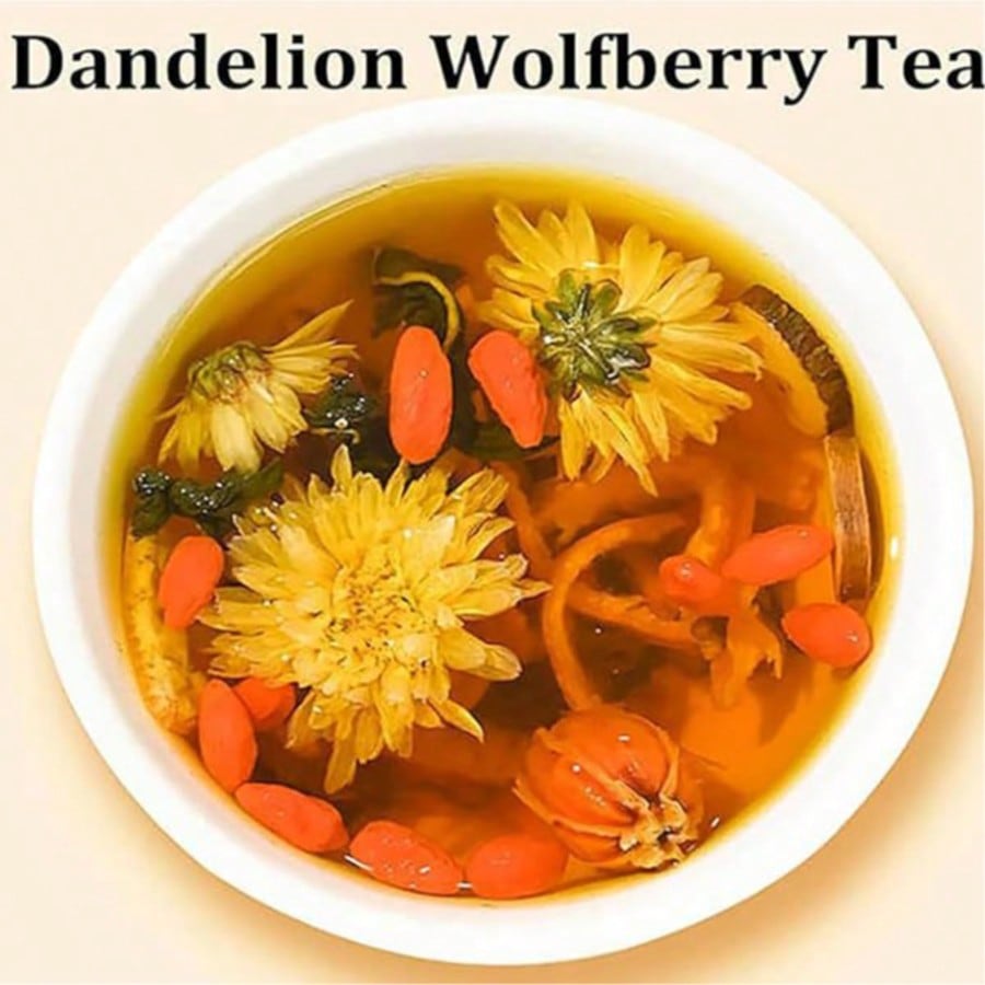 Dandelion & Wolfberry Herbal T - đánh giá và giá Herbal Wellness Blend