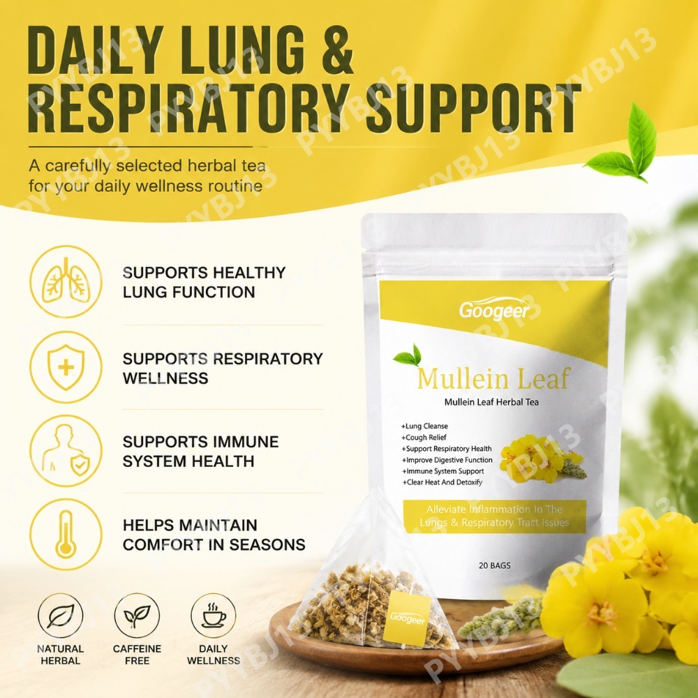 Googeer Mullein Leaf Herbal Te - đánh giá và giá Herbal Wellness Drink