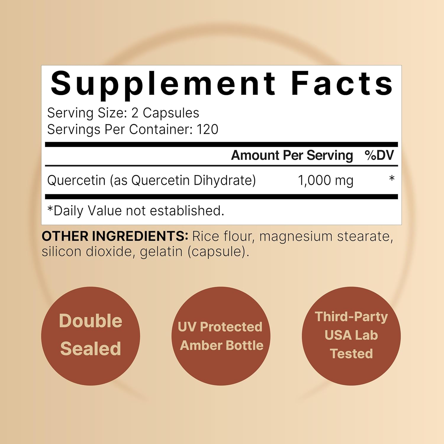 Quercetin Vegetarian Capsule S - đánh giá và giá Wellness Quercetin