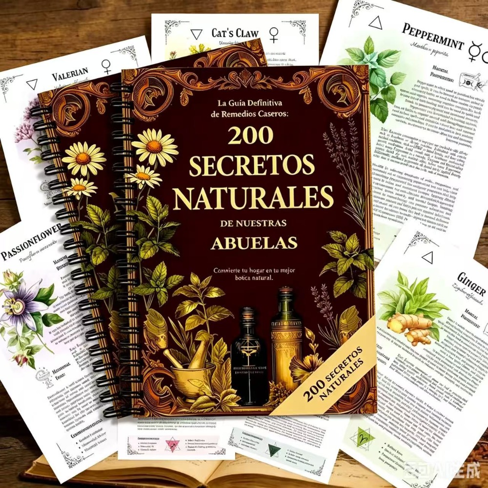 200 Natural Secrets A5 Spanish - đánh giá và giá Herbal Wellness Book