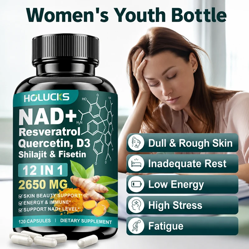 High Potency NAD+ Supplement,  - đánh giá và giá Wellness Quercetin