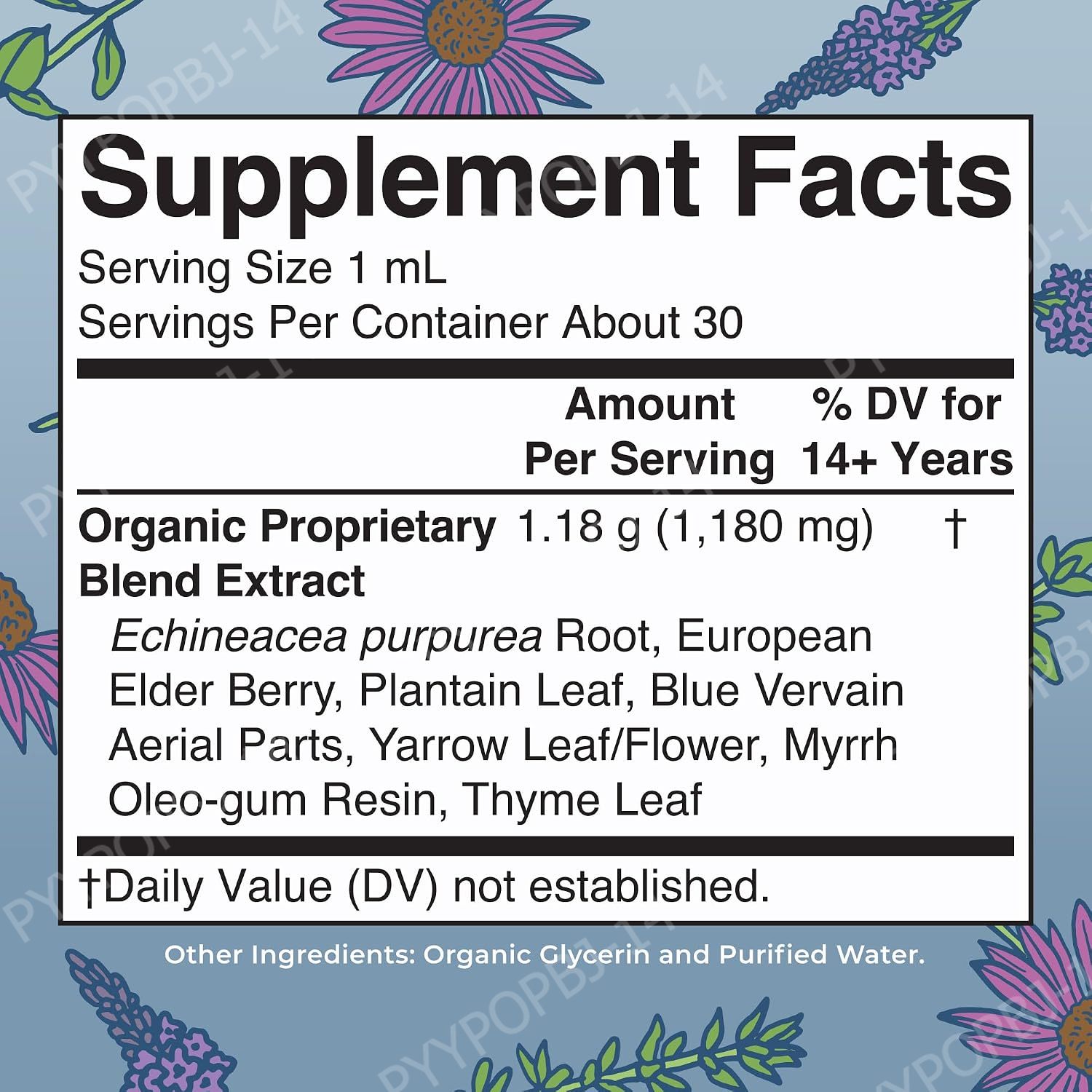 Organic Herbal Liquid Extract  - đánh giá và giá Herbal Wellness Blend