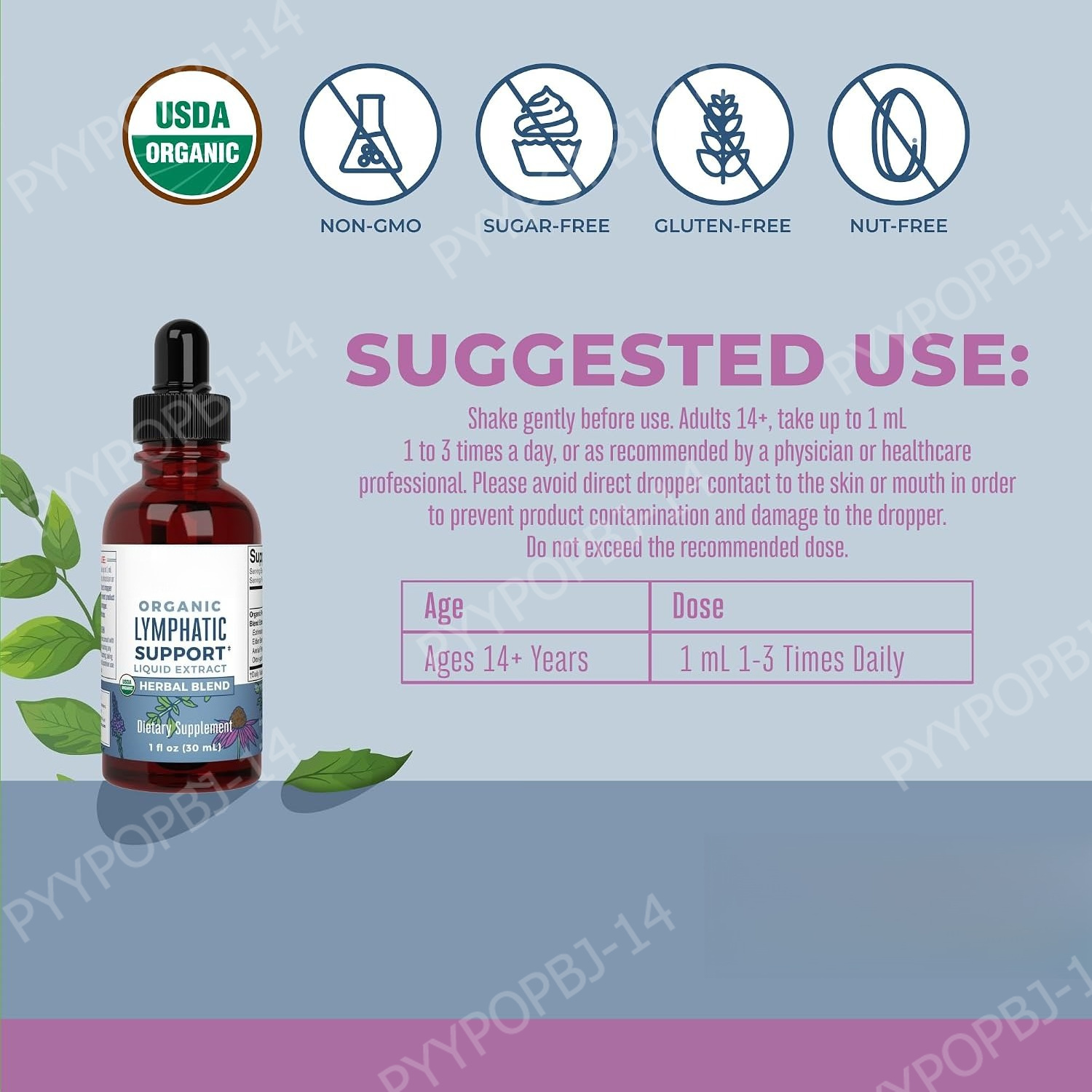 Organic Herbal Liquid Extract  - đánh giá và giá Herbal Wellness Blend