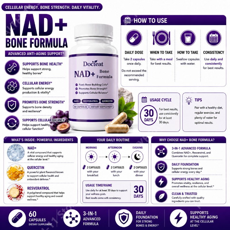 Docteat NAD+ Capsules with Res - đánh giá và giá Wellness Quercetin